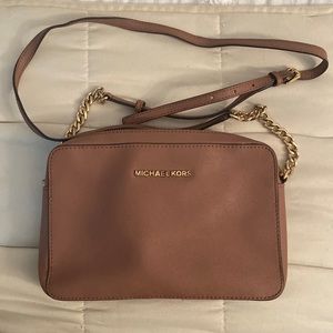 Michael Kors mauve/pink crossbody bag